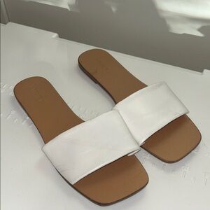 Forever 21 White Sandals, Size 7.5